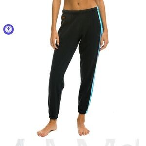 AVIATOR NATION 5 STRIPE SWEATPANTS